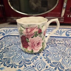 Charming Antique Pink Rose Mug Made In England